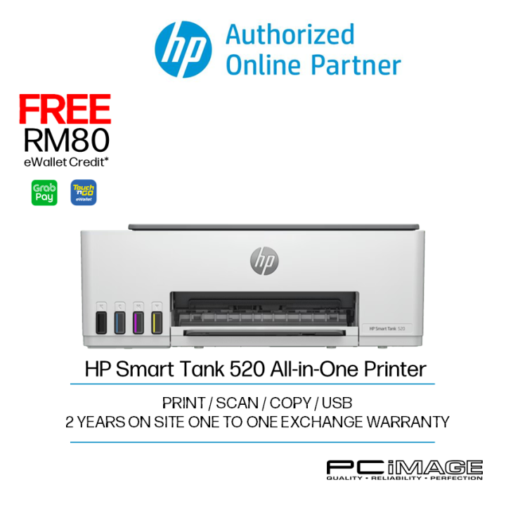 Hp Smart Tank 520 A4 Color Inkjet All-in-one Printer Print Scan Copy 2 