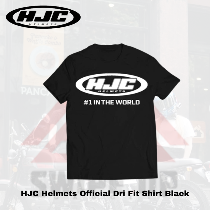 HJC Helmets Official Dri Fit Shirt Black Lazada PH