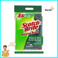 ฟองน้ำพร้อมใยขัด SCOTCH-BRITE 3x4 นิ้วSCOURER SPONGE SCOTCH-BRITE 3X4IN **ทักแชทได้ค่ะ ยินดีบริการ**