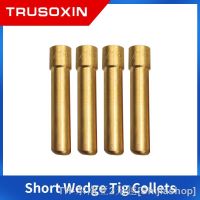 hk♨○❈  10PCS Wedge Tig Tungsten Electrode Collet 1.0MM  1.6MM 2.4MM 3.2MM Length Argon Welding Consumable WP17/18/26 Torch