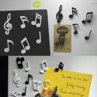 6pcs Set Musical Note Fridge Magnet Refrigerator Magnetic Photo Message Sticker Note Stick Office Home Kitchen Decoration Gift