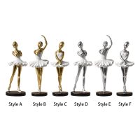 Ballerina Statues Figurines Resin Girl Figure Display Dancer Sculpture