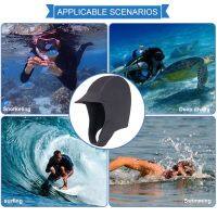 Neoprene Diving Hood Wear-resistant Dive Swimming Hats Sun Protection Ear Protector Snorkel Equipment for Surfing Kayak Rafting Swim Caps