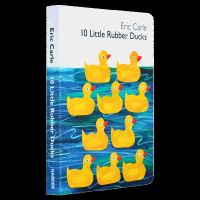English Picture Coloring Cardboard Books Eric Carle 10 Little Rubber Ducks Story Book Children Baby Learning Educational