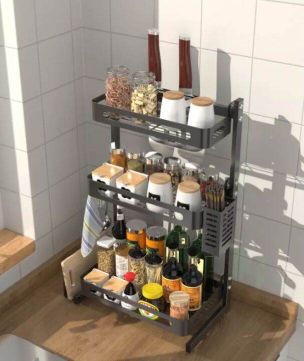 Multifunctional Kitchen Countertap 2 & 3 tier Stainless Steel Rack ...