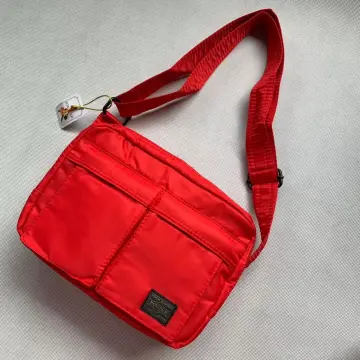 Ready Stock Supreme Canvas Casual Shoulder Bag Mini Sling Bag Cross Body  Beg Men Streetwear Porter