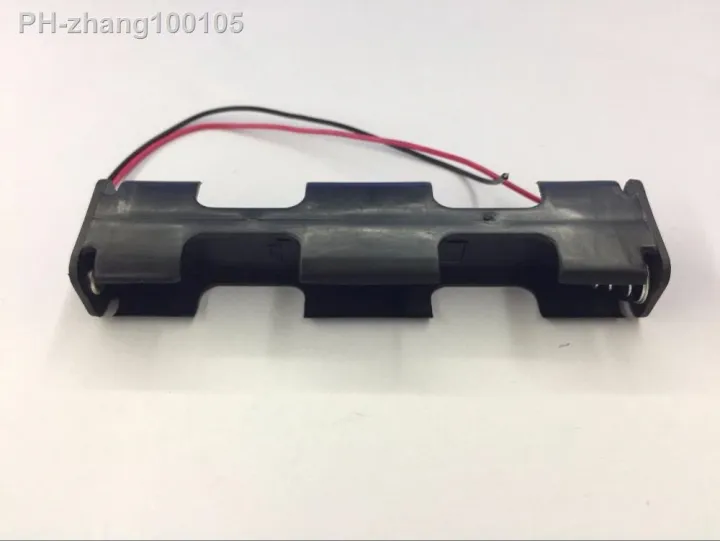 1pcs-dual-layers-black-plastic-4-x-aa-6v-battery-holder-case-w-leads