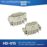 HDXBSCN Industrial rectangular heavy duty connector HDC HD-015 core 10A 250V waterproof aviation plug