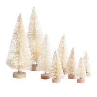 Artificial Miniature Christmas Trees Desktop Ornaments