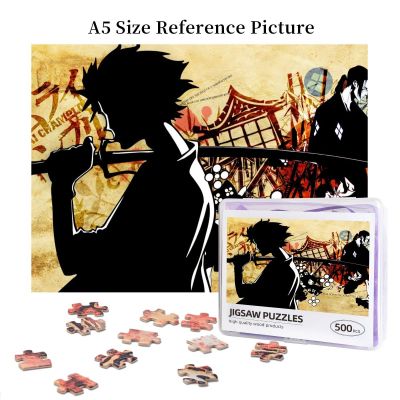 Samurai Champloo Wooden Jigsaw Puzzle 500 Pieces Educational Toy Painting Art Decor Decompression toys 500pcs