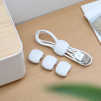 Cable reel Fashion Simple Round Clip Usb Charger Stand Desktop Neatness Organizer Desktop Cable Fixed Wire Lead