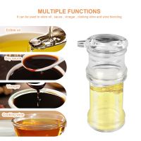 Clear Acrylic Soy Sauce Vinegar Olive Oil Bottle BBQ Dispenser Shaker 100Ml