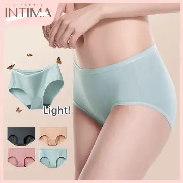 Women Underpants Graphene Crotch Simple Tummy Tightening Solid