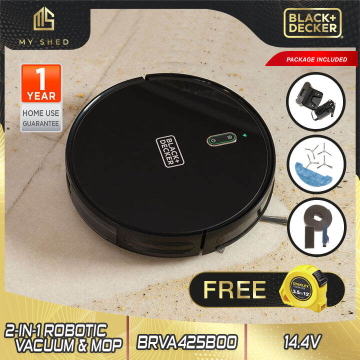 BLACK & DECKER BRVA425B 2in1 Smart Robot Vacuum Cleaner and Mop ...