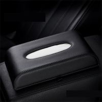 ☜ Universal Car Tissue Box Creative Leather Napkin Holder Box Back Seat Tissue Bag Organizer for Car Accessories Black