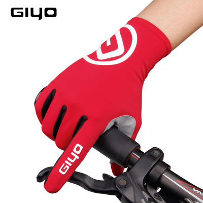 Giyo Touch Screen Long Full Fingers Gel Sports Cycling Gloves Women Men Bicycle Gloves Mtb Road Bike Riding Racing Gloves