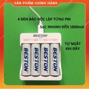 Bộ Sạc Pin AA, AAA Beston C9009 Tự ngắt khi đầy Sạc Nhanh Có Đèn báo đầy