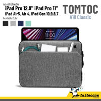 TOMTOC Classic A18 เคสสำหรับ iPad Pro 12.9" iPad Pro 11" iPad Air 5,4 iPad Gen 10,9,8,7, Galaxy Tab S9.S8,S7 และ S6 Lite