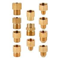 1/8" 1/2" M14 M18 M22 Male to Female Brass Coupler Adapter Threaded Fitting Thread Pipe Connectors Watering Systems Garden Hoses