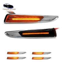 2ชิ้นไฟ LED สีเหลืองอำพันไฟติดรถรถยนต์ Se สำหรับ Ford Mondeo Mk4 BA7 4ไฟสัญญาณเลี้ยวโดยปราศจากข้อผิดพลาด