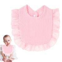 【CC】 Baby Bib Bibs With Design Cotton Gauze Material Absorption Saliva Protection