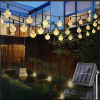 LED 1.8CM Bubble Ball Solar Power String Light Waterproof High Temperature Resistance for Home