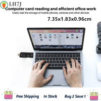 THLH7J 5-In-1 OTG อเนกประสงค์เครื่องอ่านการ์ด Micro-SD/การ์ด SD/เครื่องอ่าน USB สนับสนุน TF Android Type-C โทรศัพท์/คอมพิวเตอร์/Type-C Universal