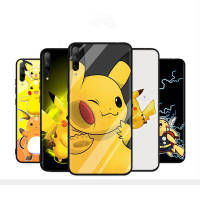 Black อ่อนนุ่ม ซิลิโคน เคสโทรศัพท์ หรับ OPPO  H-131 Pikachu Pokemon