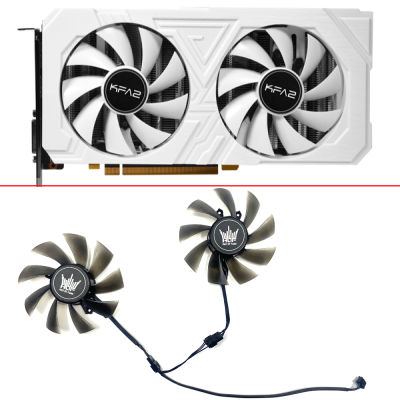 ใหม่85มิลลิเมตร4PIN GA92S2H KFA2 RTX 2060 EX สีขาว RTX2070 GPU พัดลม RTX 2060 EX สีขาว (1-Click OC) RTX 2060 EX พัดลมระบายความร้อน