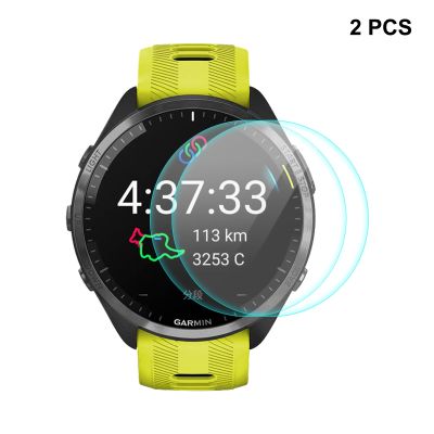 2ชิ้นสำหรับ Garmin Forerunner 965 ENKAY 0.2มม. 9ชั่วโมงปกป้องหน้าจอฟิล์ม (ลดเอง)