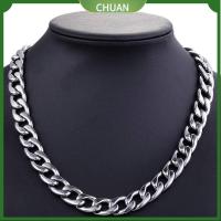 CHUAN เท่ห์ ของขวัญมิตรภาพ ร็อค ฮิปฮอป กอธิค เหล็กไทเทเนียม จี้ พังก์ Choker ฮิปฮอป สร้อยคอโซ่