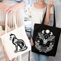 Halloween Dinosaur Trick or Treat Bag for KidsHalloween Tote Bag Womens Harajuku Shoulder Bag Shopping Bags Shopper Bag Bolsas