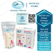 2 Hộp - 100 túi trữ sữa mẹ 250ml GB Baby G50GBB -Tốt & rẻ so với Unimom