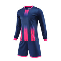 Long sleeve Football Kits Kids Adult Soccer Jerseys Set Men child Futbol Training Uniforms Sport sets Can customize name No