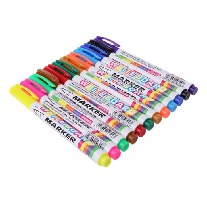 12-colors-whiteboard-marker-non-toxic-mark-sign-fine-nib-set-supply-y98a