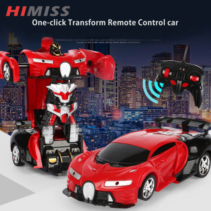 HIMISS RC 2in1 RC Car Children Transformation Robots 118 Simulation