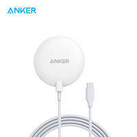 เครื่องชาร์จแบตเตอรี่ไร้สายแม่เหล็ก Anker พร้อมสาย USB-C ในตัวขนาด5ฟุตแผ่นแม่เหล็ก PowerWave Lite สำหรับ iPhone 12เท่านั้น (ไม่มีอะแดปเตอร์ AC)