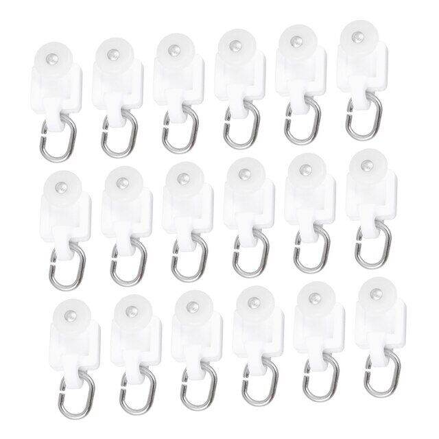 Curtain Track Roller Rail Ceiling Hooks Hook Rollers Carrier Shower