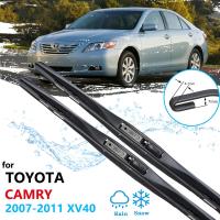 ใบมีดไม้เช็ดรถสำหรับ Toyota Camry XV40 40 2007 2008 2009 2010 2011ที่ปัดน้ำฝนกระจกหน้าอุปกรณ์เสริมรถยนต์ XV 40