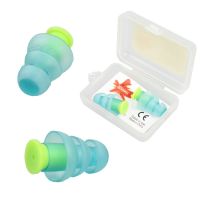 1 Pair Waterproof Swimming Silicone Swim Earplugs for Adult Swimmers Children Diving Soft Anti-Noise Ear Buds Plug Accessories Ear Protection