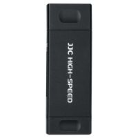 JJC USB 3.0การ์ดรีดเดอร์ SD ถึงไมโครการ์ดความจำนาโนเมตรอะแดปเตอร์เมมโมรี่การ์ด90เมกะไบต์/วินาทีสำหรับอุปกรณ์เสริมแล็ปท็อป USB-C ตัวแปลงสายเคเบิลโทรศัพท์ OTG