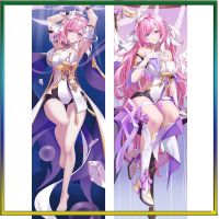 elysia honkai impact dakimakura ปลอกหมอนร่างกายโซฟาเตียงนุ่มอะนิเมะญี่ปุ่น otaku ปลอกหมอน 50x150 ซม