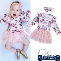 COD ▧❈卐 The Outline Shop27dgsd6gfd H-C★Cute Toddler Infant Baby Girls Outfit Floral Lace Romper Headband Set