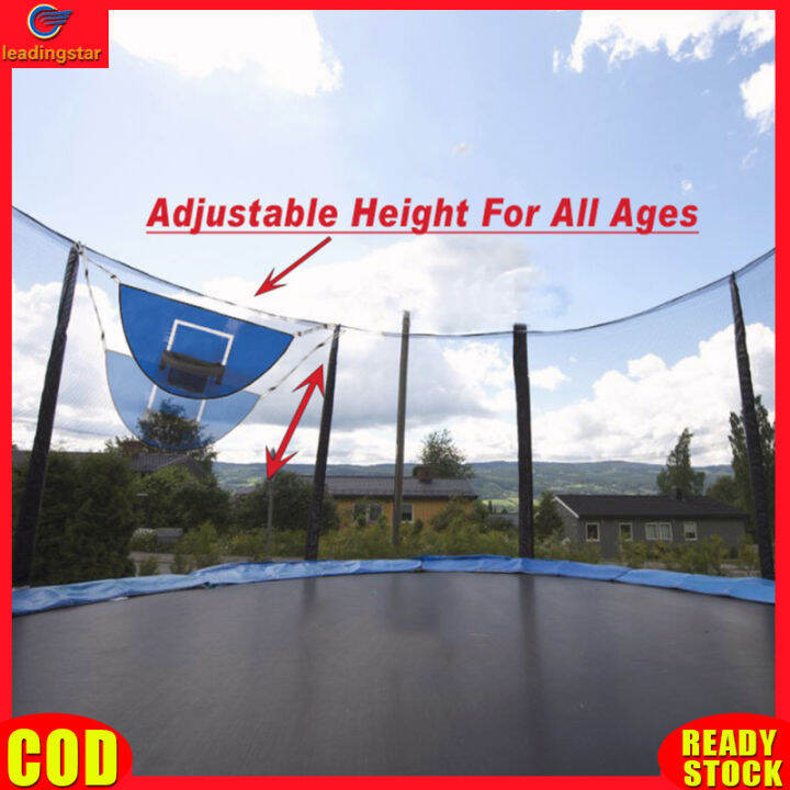 leadingstar-rc-authentic-trampoline-basketball-hoop-including-pump-board-mini-basketball-water-proof-sunscreen-materials-for-indoor-outdoor-playing