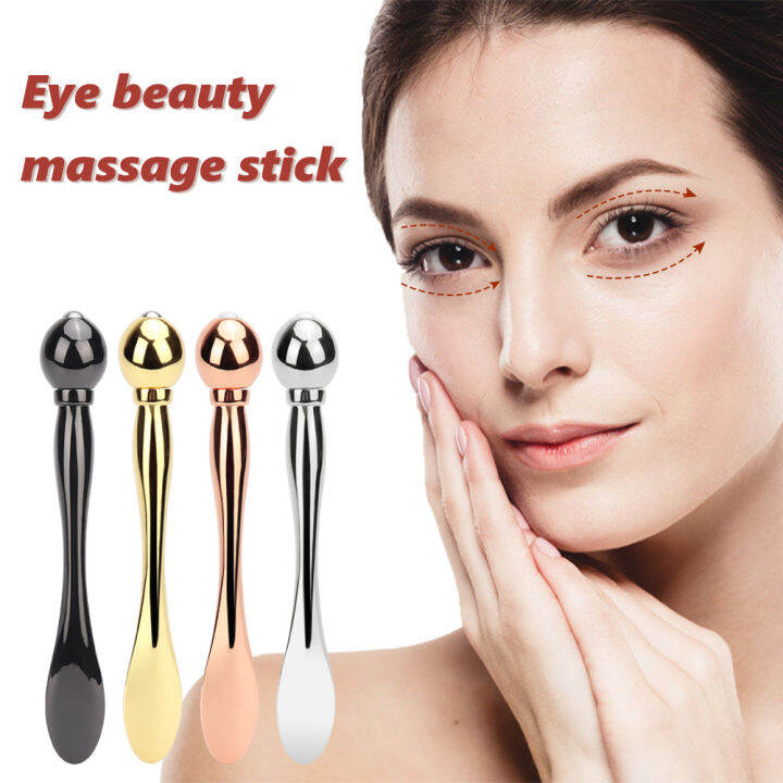 1 Pcs Mini Steel Ball/Ceramic Eye Cream Massage Stick Rollball Eye