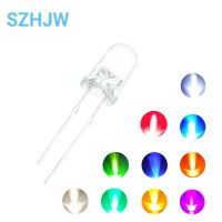 5MM Led white/blue/red/yellow/green/pink/purple light bulbs / 5MM White Colour LED emitting diode F5 White/UV LED