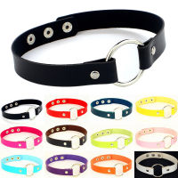 XinYi 1 PC เครื่องประดับ PU หนังผู้หญิง Punk Rivet Choker สร้อยคอ Choker สร้อยคอสั้นแฟชั่นปรับได้