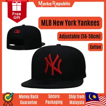 New York Flat Brim Fitted Baseball Cap NY Embroidered Hip Hop Hat