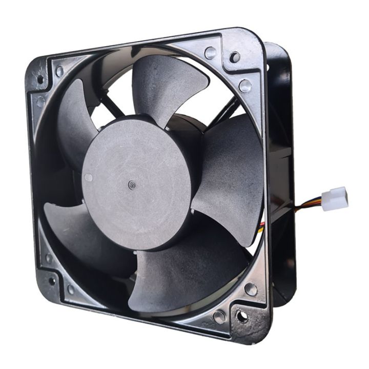 2pcs-server-cooling-fan-150mm-afc1512dg-15cm-15050-12v-1-80a-for-490-690-p-n-pg168-nc466-dc-inverter-aluminum-frame