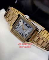 นาฬิกา Casio Cartier Tank เรือนทอง LTP-V007 รุ่น LTP-V007G-9B